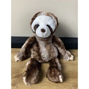 Mary Meyer Fabfuzz Slowmo Sloth Brown  Plush Stuffed Animal 15”